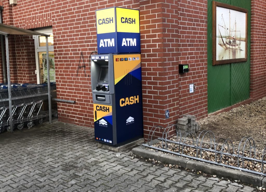 Abbildung - Euronet Geldautomat in der Gemeinde Jemgum