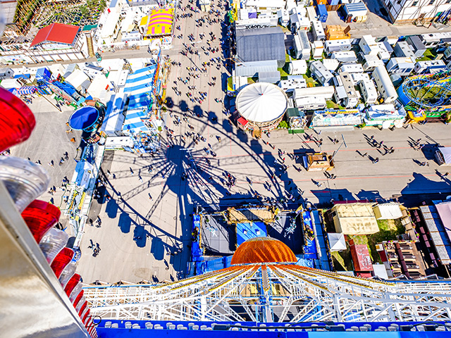 Abbildung - Oktoberfest 2024, Aussicht vom Riesenrad